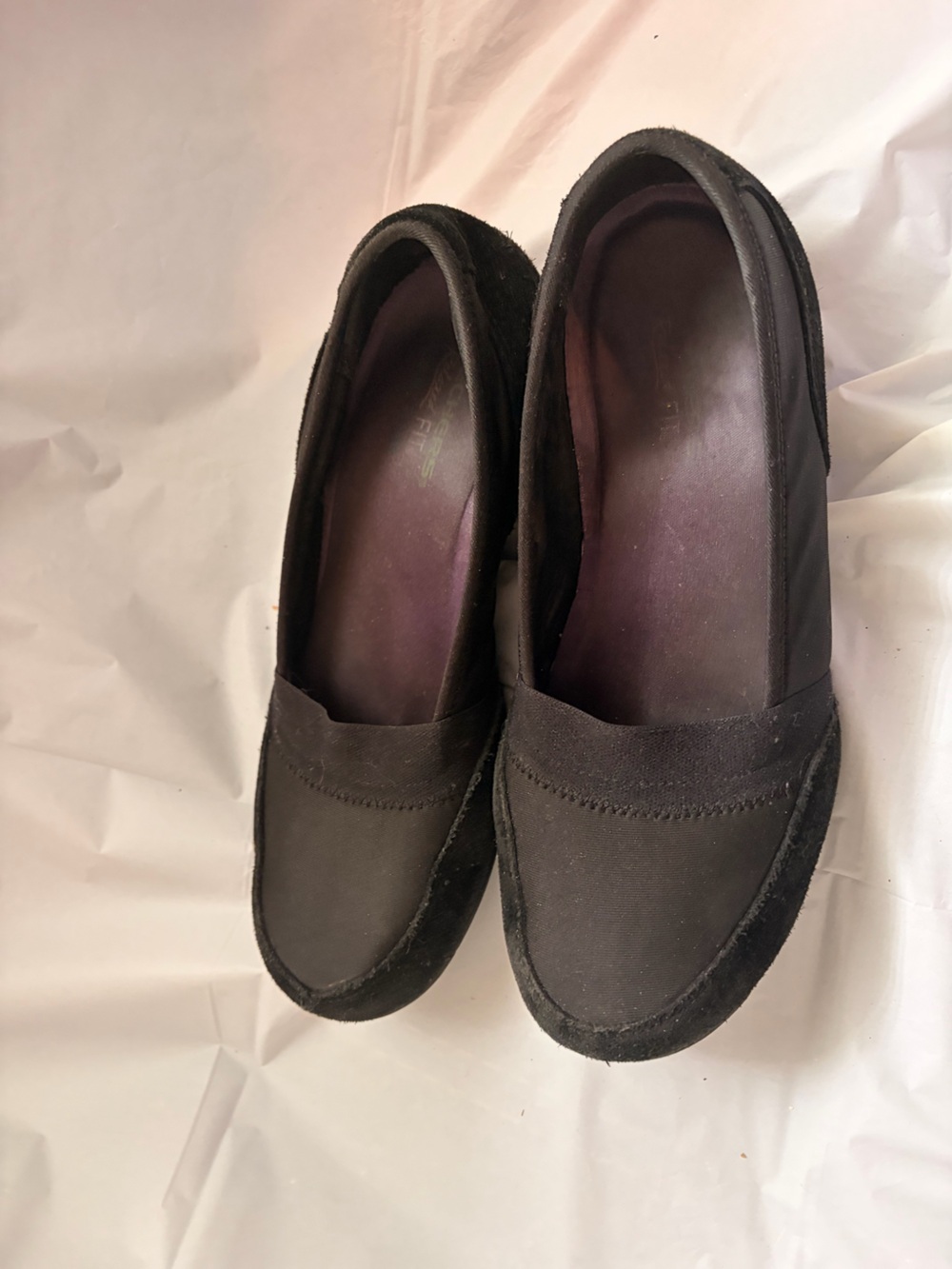 Skechers Women's Black Slip-On Loafers